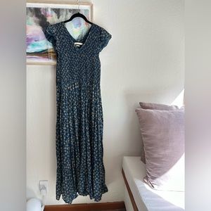 Christy Dawn - Bodie dress in navy poppy. Size Large